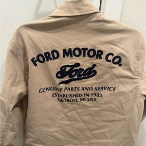 Ford Logo Beige Jacket by Abercrombie & Fitch